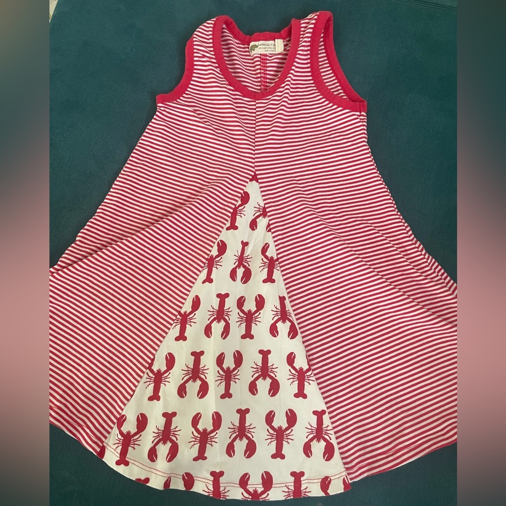 Monica & Andy lobster dress